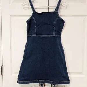 abercrombie kids Dresses Abercrombie Kids Girls Denim Jumper